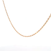 14k Rose Gold 6.7 gram Rope Chain 18'inch